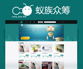 蟻族眾籌網(wǎng)站開發(fā)案例